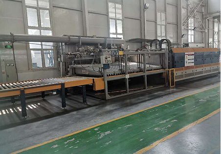Physical tempering furnace