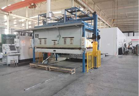 Single-chamber hot bending furnace