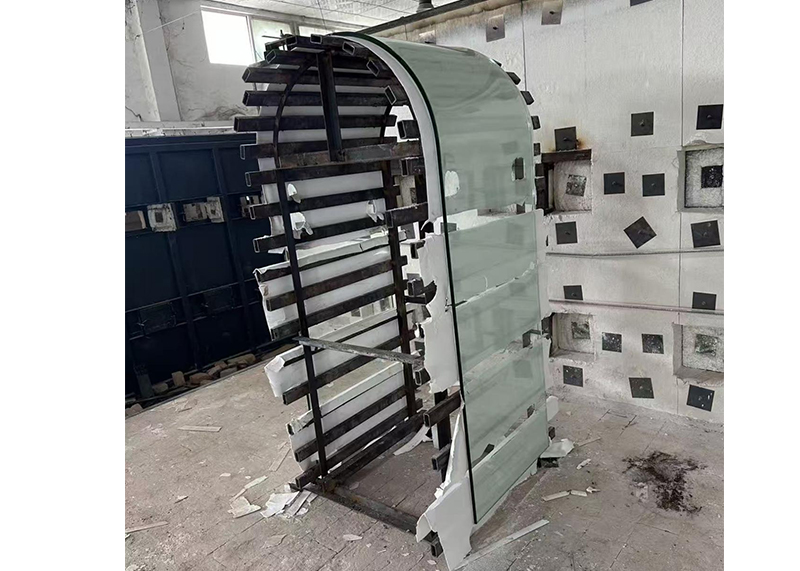 Extra large hot bending tempered glass